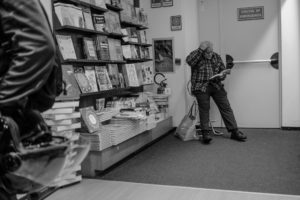 Man in Book Store